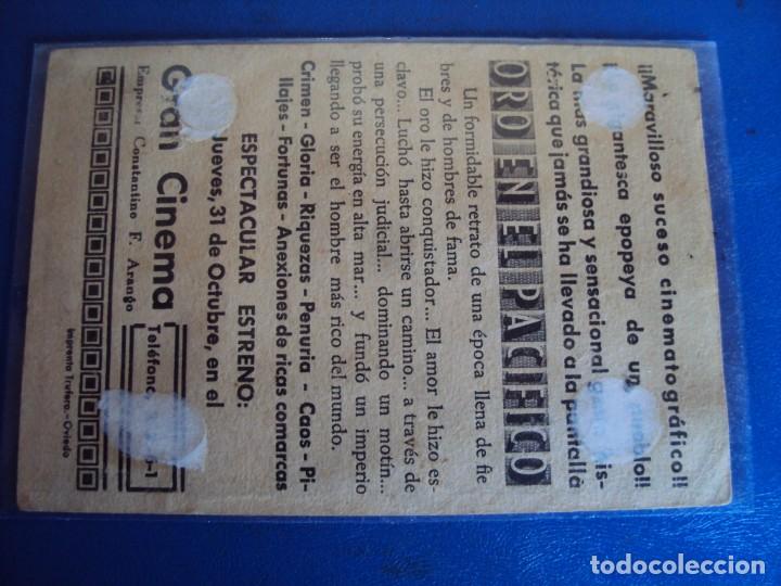 Cine: (PG-190686)PROGRAMA DE CINE ORIGINAL. ORO EN EL PACIFICO. EDWARD ARNOLD - Foto 2