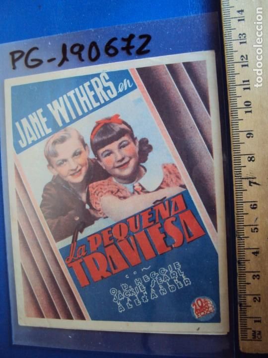 Cine: (PG-190672)LA PEQUE&Ntilde;A TRAVIESA - PROGRAMA DE CINE DOBLE - Foto 1