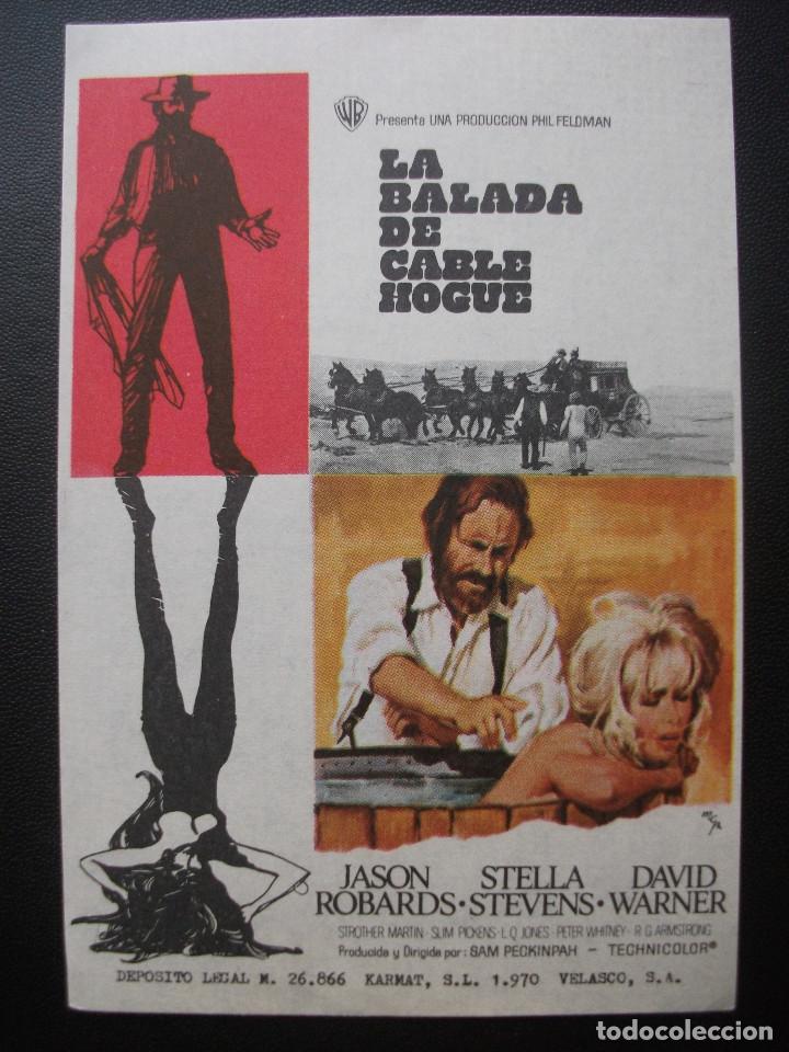 Cine: LA BALADA DE CABLE HOGUE, JASON ROBARS - Foto 1