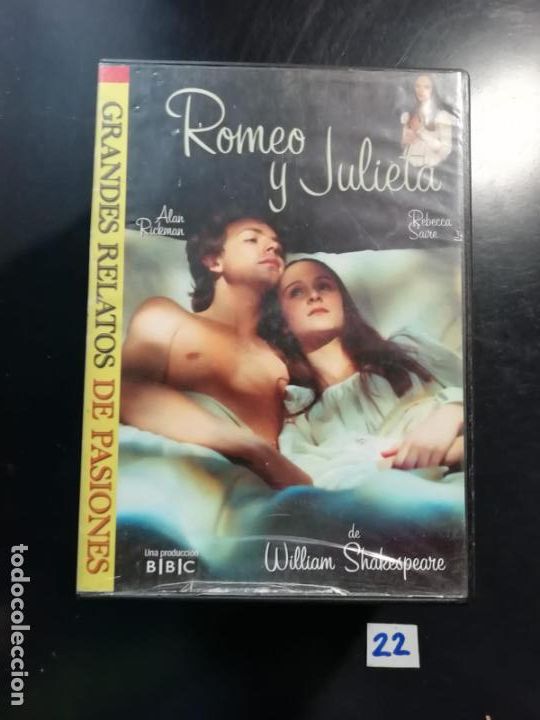 Folhetos de m&atilde;o de filmes antigos de cinema: Romeo Y Julieta