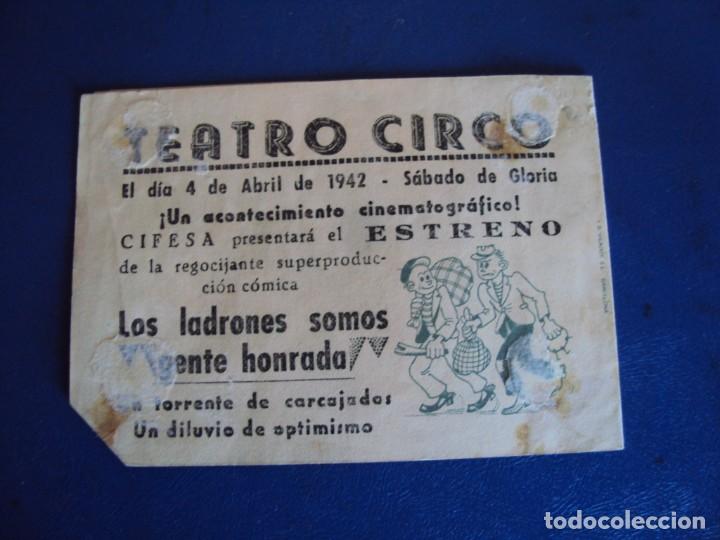 Cine: (PG-190727)LOS LADRONES SOMOS GENTE HONRADA - PROGRAMA DE CINE TROQUELADO. - Foto 3