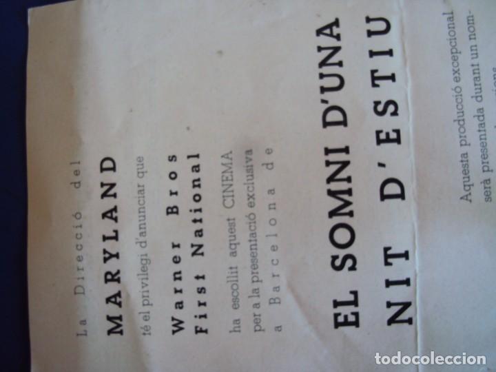 Cine: (PG-190748)PROGRAMA CINE DESPLEGABLE - EL SOMNI D&acute;UNA NIT D&acute;ESTIU - Foto 6