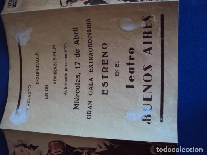 Cine: (PG-190749)REDENCION - PROGRAMA ORIGINAL CON PROPAGANDA - TRIPTICO CON W.BEERY , BAXTER , ROONEY - Foto 4