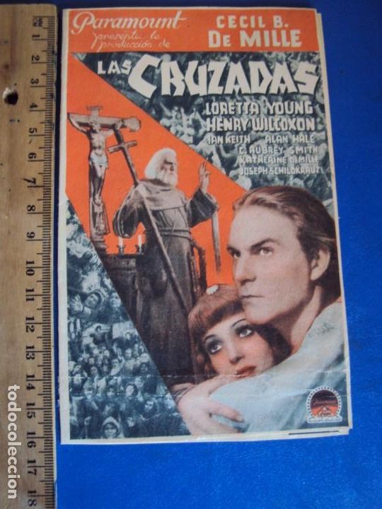 Cine: (PG-190751)PROGRAMA DOBLE LAS CRUZADAS - LORETTA YOUNG, HENRY WILCOXON - PARAMOUNT - Foto 1