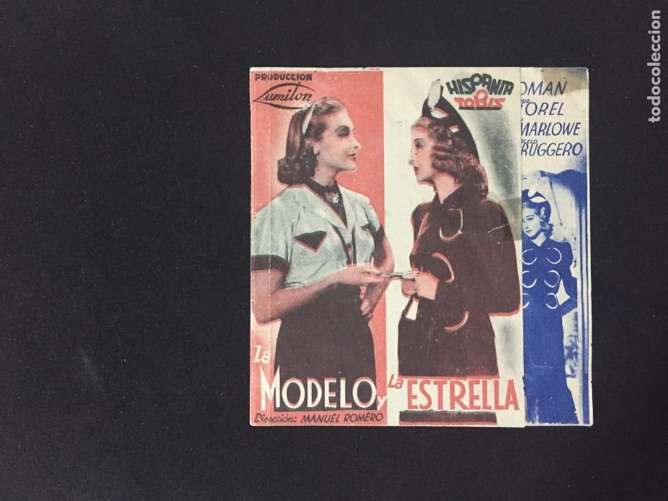 Cine: LA MODELO ESTRELLA - PROGRAMA DOBLE - REVERSO SIN IMPRIMIR - Foto 1
