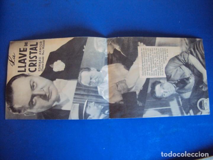 Cine: (PG-190754)LA LLAVE DE CRISTAL PROGRAMA DOBLE PARAMOUNT GEORGE RAFT CLAIRE DODD EDWARD ARNOLD - Foto 2
