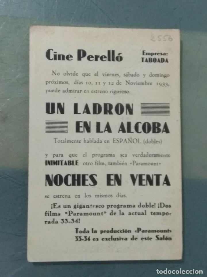 Cine: UN LADR&Oacute;N EN LA ALCOBA - CONJUNTO DE 3 PROGRAMAS TARJETA - Foto 3