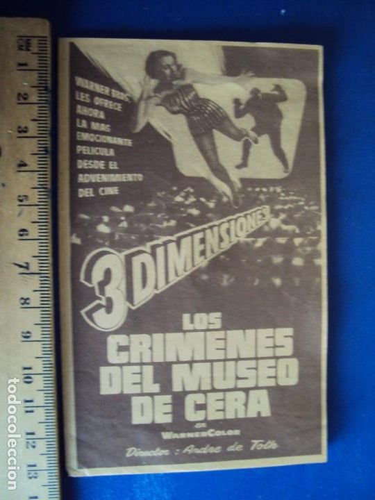 Cine: (PG-190795)LOS CRIMENES DEL MUSEO DE CERA. PROGRAMA DOBLE. - Foto 1