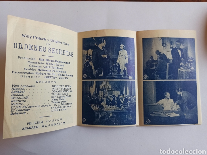 Cine: Programa de cine, &Oacute;rdenes Secretas. UFA, a&ntilde;os 30. - Foto 2