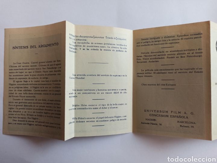 Cine: Programa de cine, &Oacute;rdenes Secretas. UFA, a&ntilde;os 30. - Foto 4