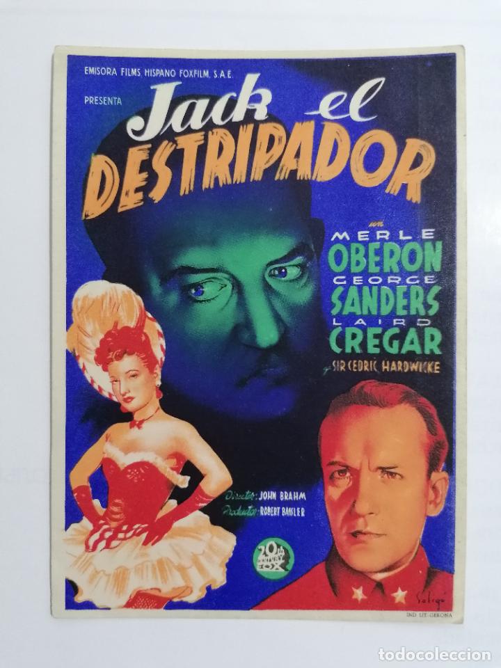 Cine: PROGRAMA DE CINE, JACK EL DESTRIPADOR, SIN PUBLICIDAD - Foto 1
