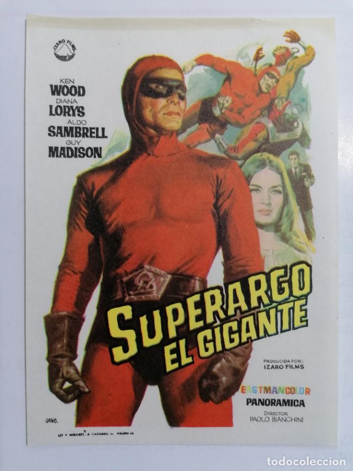 Cine: PROGRAMA DE CINE, SUPERARGO EL GIGANTE, SIN PUBLICIDAD - Foto 1
