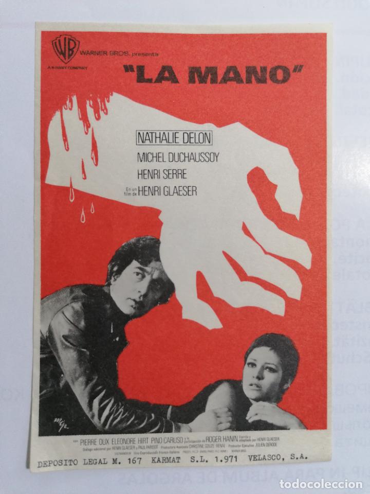 Cine: PROGRAMA DE CINE, LA MANO, SIN PUBLICIDAD - Foto 1