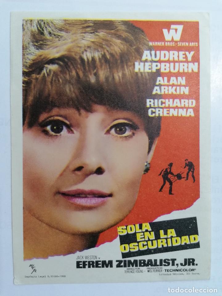 Cine: PROGRAMA DE CINE, SOLA EN LA OSCURIDAD, SIN PUBLICIDAD - Foto 1