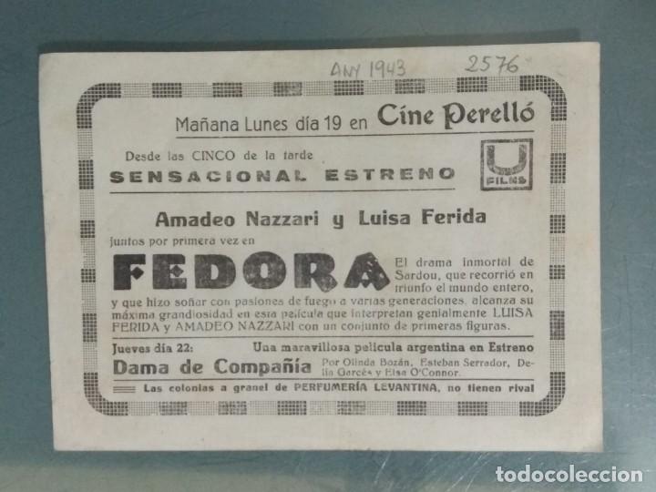 Cine: FEDORA - PROGRAMA DE CINE SENCILLO - Foto 2