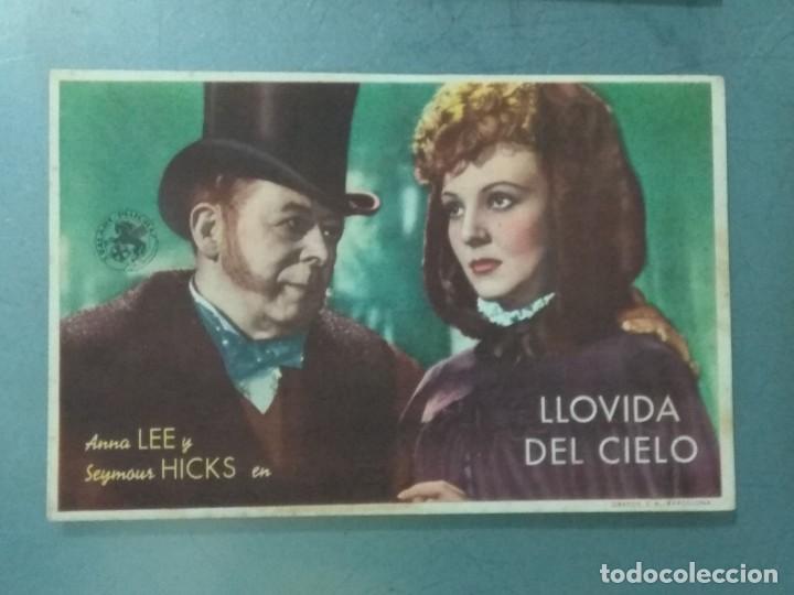 Cine: LOTE DE 4 PROGRAMAS DE CINE SENCILLOS DE LA PELICULA - LLOVIDA DEL CIELO. - Foto 3