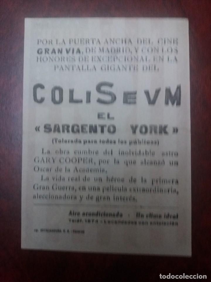 Cine: Sargento York con Publicidad Coliseum C&aacute;ceres - Foto 2
