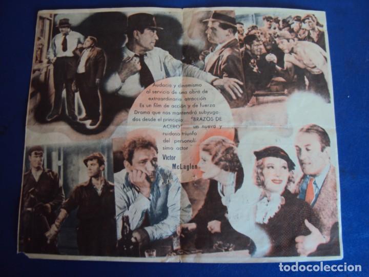 Cine: (PG-190852)PROGRAMA DOBLE BRAZOS DE ACERO . VICTOR MAC LAGLEN-publicidad - Foto 2