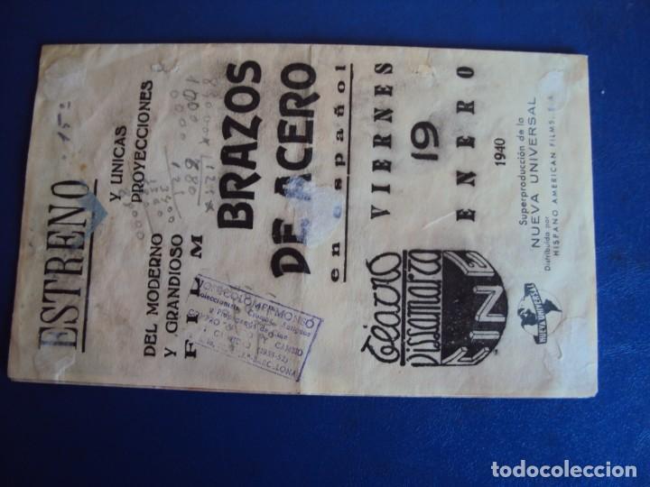 Cine: (PG-190852)PROGRAMA DOBLE BRAZOS DE ACERO . VICTOR MAC LAGLEN-publicidad - Foto 3