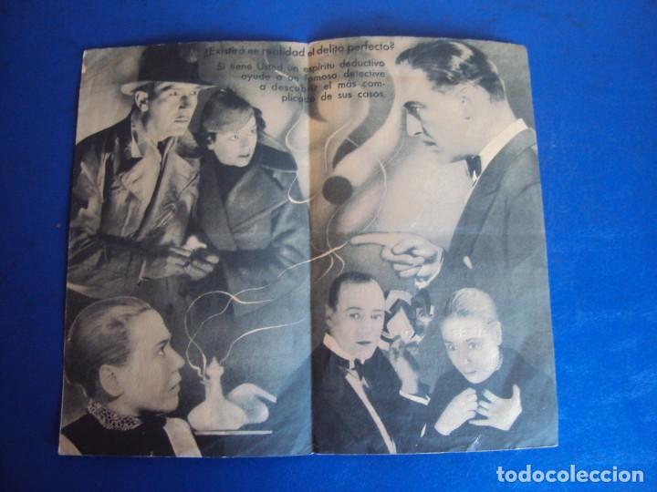 Cine: (PG-190847)EL CRIMEN DEL CASINO - PROGRAMA DE MANO DOBLE - Foto 2