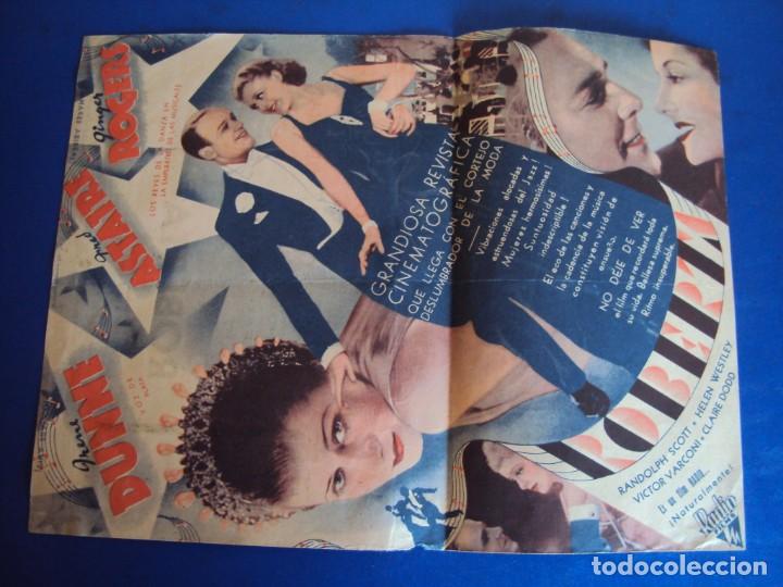 Cine: (PG-190840)PROGRAMA DOBLE RKO *ROBERTA* FRED ASTAIRE GINGER ROGERS IRENE DUNNE - Foto 3