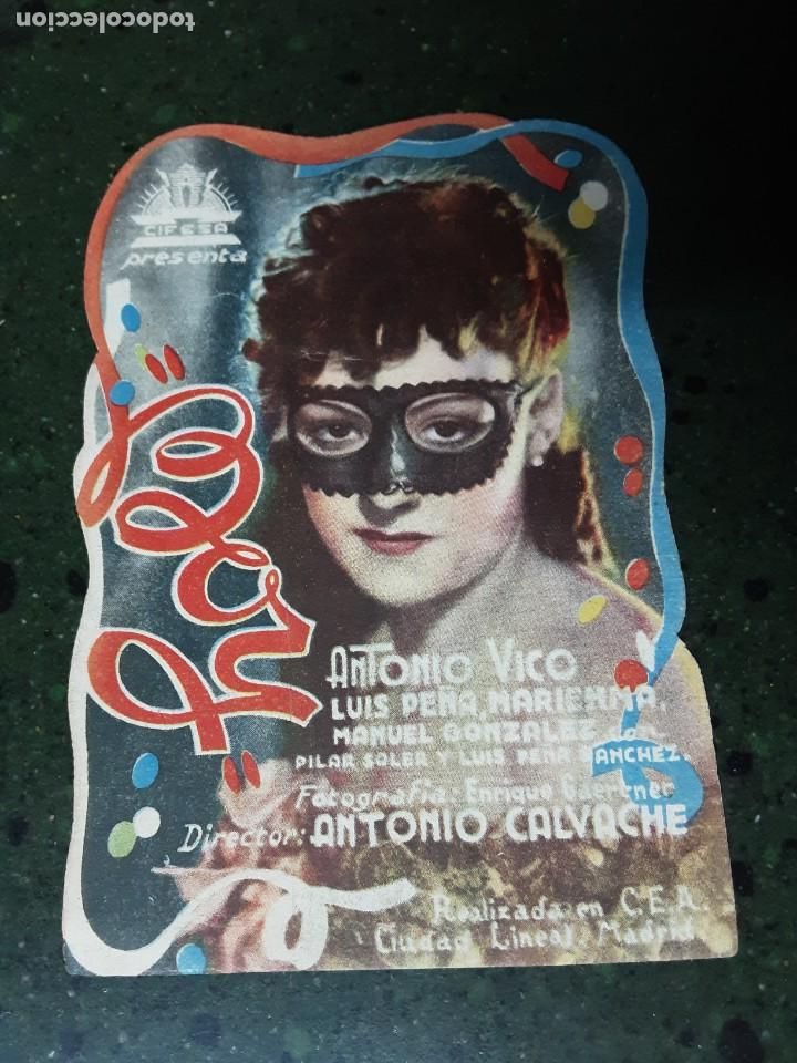 Folhetos de m&atilde;o de filmes antigos de cinema: BOY, ANTONIO VICO, TROQUELADO CIFESA, A&ntilde;os 40