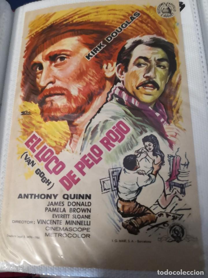 Cinema: el loco de pelo rojo, impecable sencillo original, kirk douglas, sin publicidad