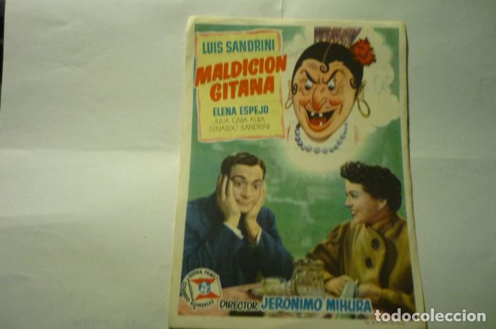 Cine: programa maldicion gitana - luis sandrini publicidad - Foto 1