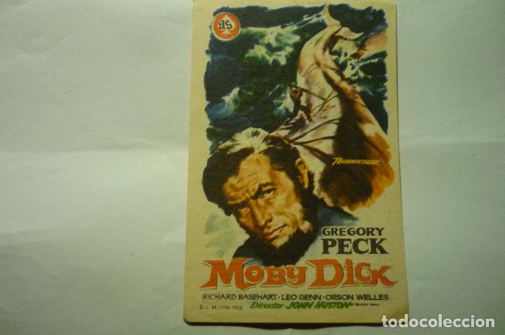 Cine: programa moby dick--gregory peck publicidad - Foto 1