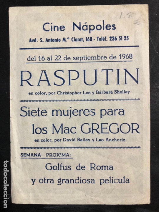 Cine: Programa 7 mujeres para Macgregor.david Bailey - Foto 2