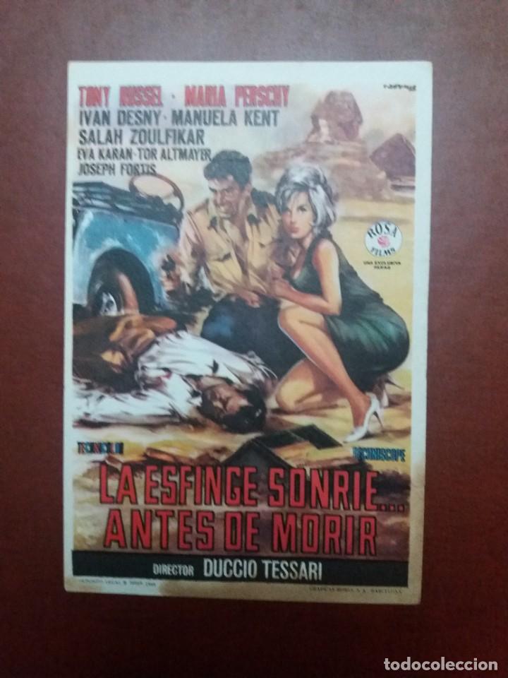 Cine: La esfinge sonrie antes de morir - Foto 1