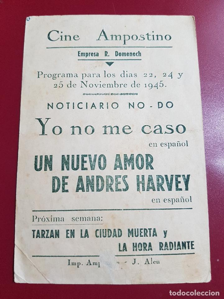 Cine: PROGRAMA DE MANO - UN NUEVO AMOR - Foto 2