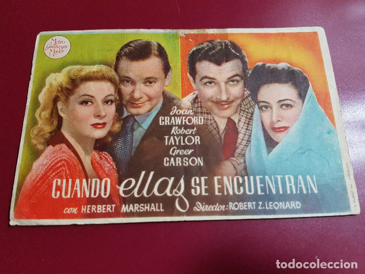 Cine: PROGRAMA DE MANO - CUANDO ELLAS SE ENCUENTRAN - Foto 1
