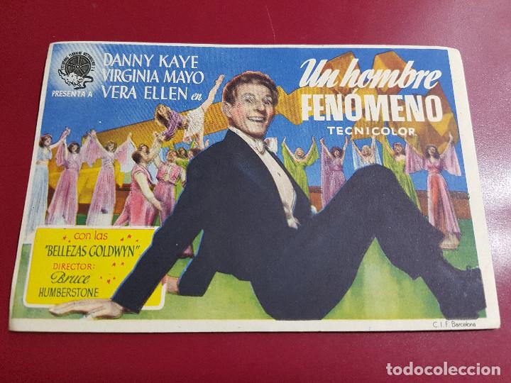 Cine: PROGRAMA DE MANO - UN HOMBRE FENOMENO - Foto 1
