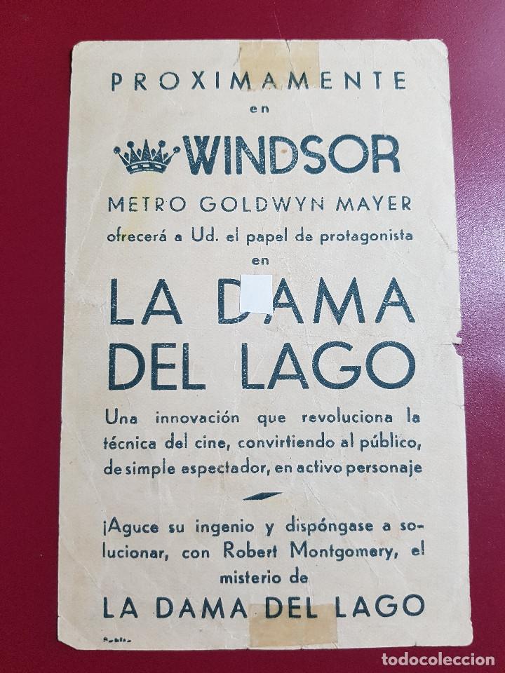 Cine: PROGRAMA DE MANO - LA DAMA DEL LAGO - Foto 2