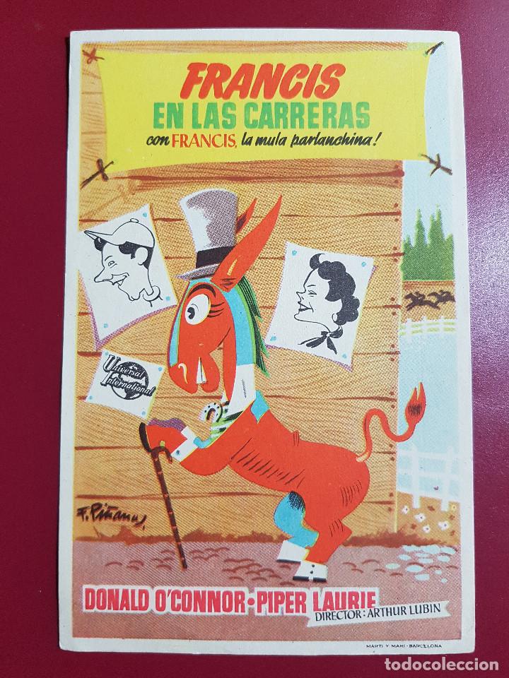 Cine: PROGRAMA DE MANO - FRANCIS EN LAS CARRERAS - Foto 1