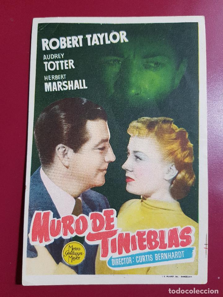 Cine: PROGRAMA DE MANO - MURO DE TINIEBLAS - Foto 1