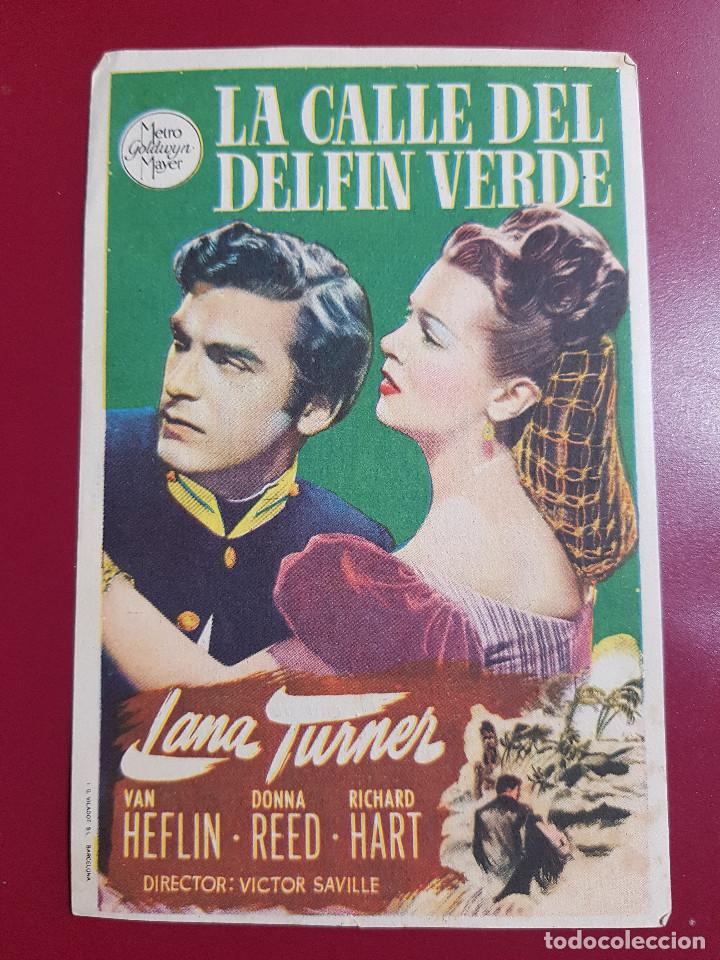 Cine: PROGRAMA DE MANO - LA CALLE DEL DELFIN VERDE - Foto 1