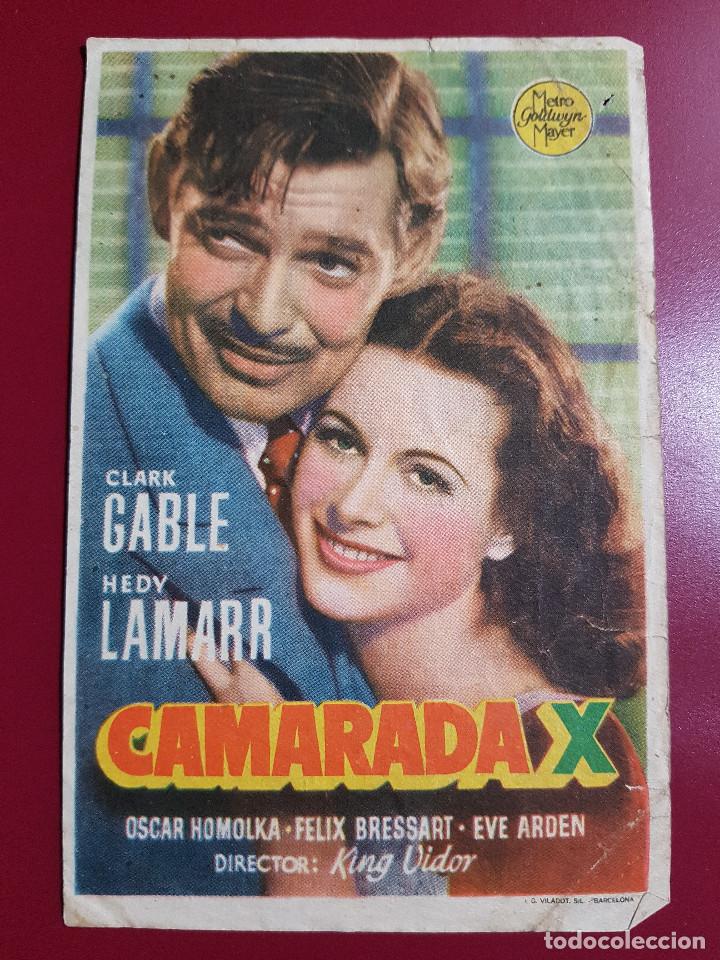 Cine: PROGRAMA DE MANO - CAMARADA X - Foto 1