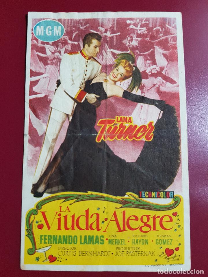 Cine: PROGRAMA DE MANO - LA VIUDA ALEGRE - Foto 1