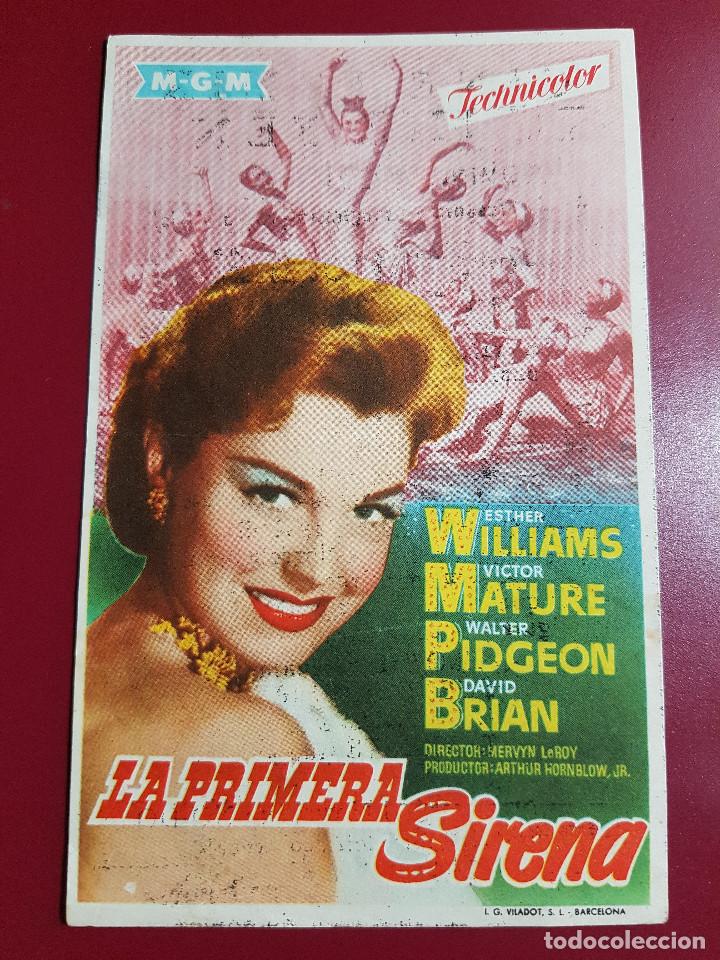 Cine: PROGRAMA DE MANO - LA PRIMERA SIRENA - Foto 1