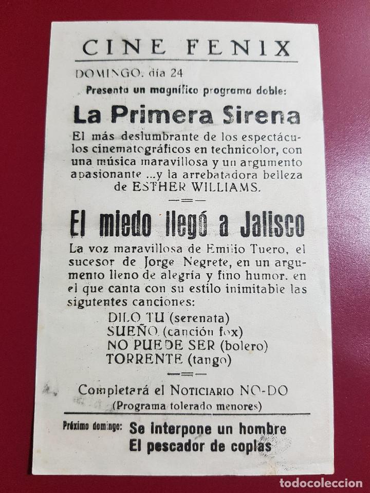 Cine: PROGRAMA DE MANO - LA PRIMERA SIRENA - Foto 2