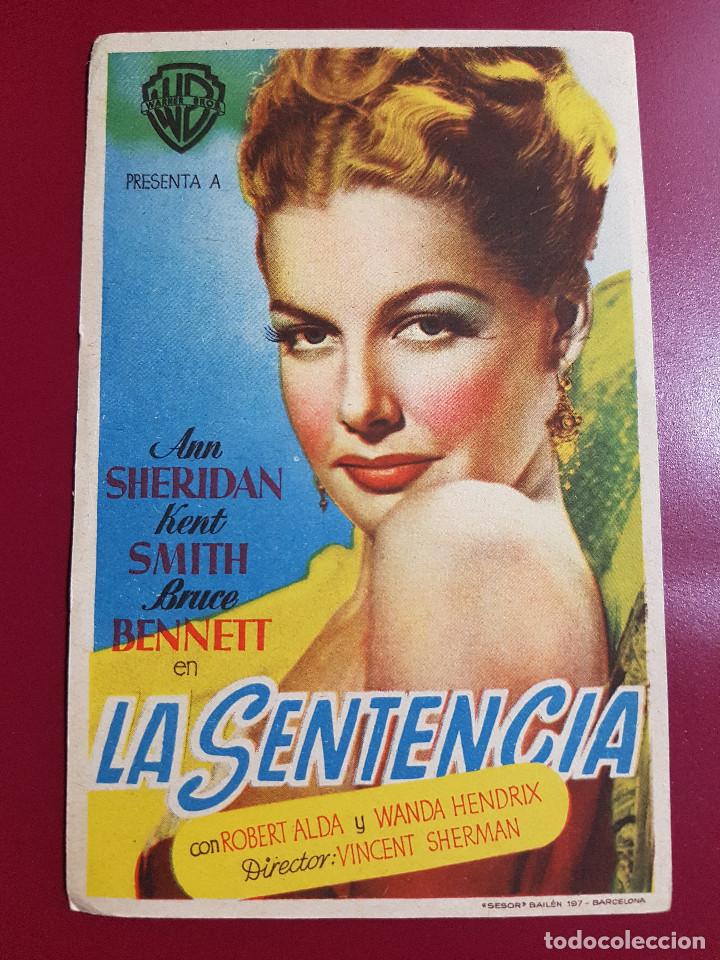 Cine: PROGRAMA DE MANO - LA SENTENCIA - Foto 1