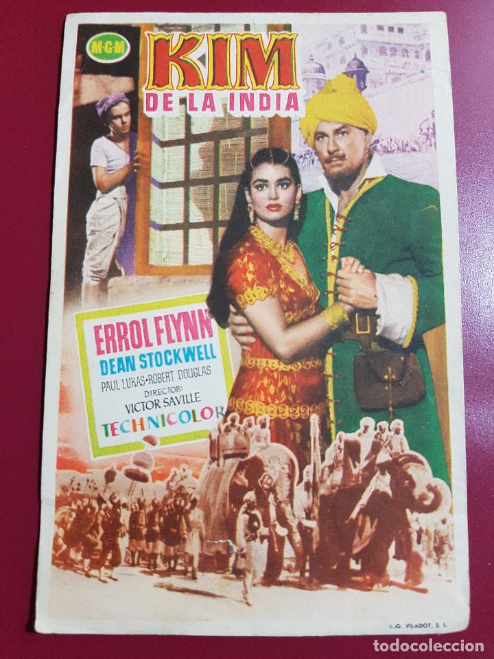 Cine: PROGRAMA DE MANO - KIM DE LA INDIA - Foto 1