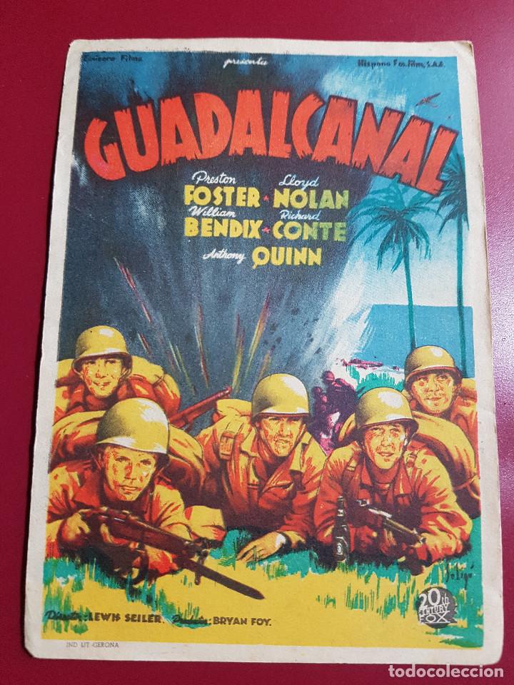 Cine: PROGRAMA DE MANO - GUADALCANAL - Foto 1