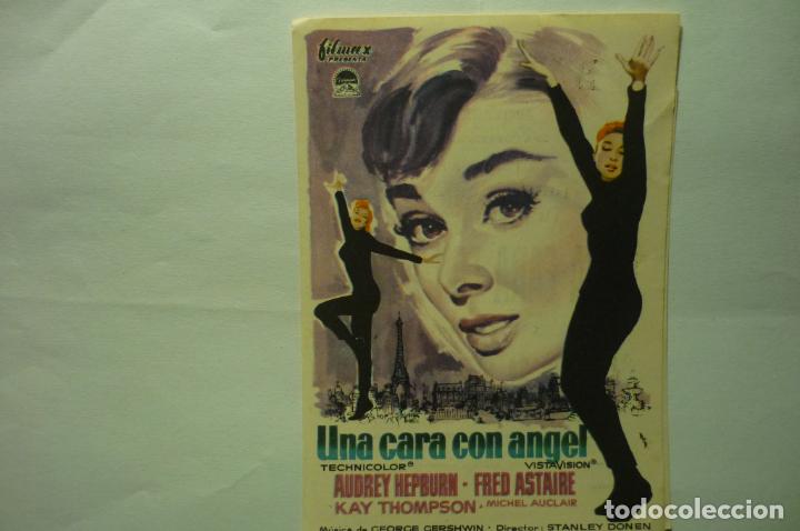 Cine: programa una cara con angel.-audrey hepburn-publicidad - Foto 1