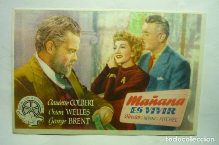 Cine: programa ma&ntilde;ana es vivir-orson welles publicidad - Foto 1