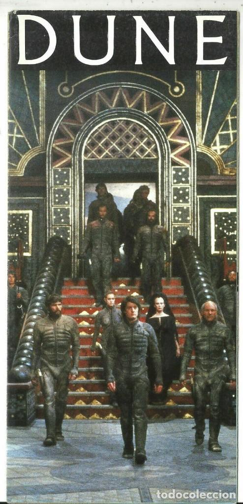 Cine: PTEB 057 DUNE PROGRAMA TRIPLE DESPLEGABLE DAVID LYNCH STING KYLE MACLACHLAN SCI-FI - Foto 3