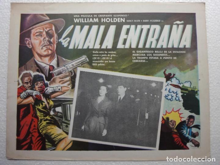  Foglietti di film di film antichi di cinema: Cartel Lobby Card Mexicano Union Station La Mala Entra&ntilde;a William Holden Direcci&oacute;n Rufolph Mat&eacute; 1950