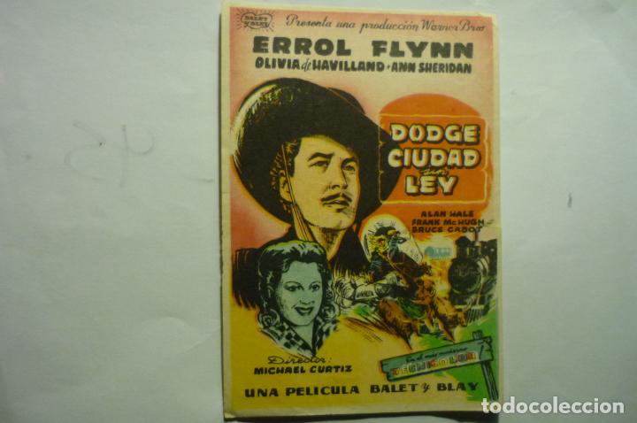 Cine: programa dodge ciudad sin ley.-errol flynn - Foto 1